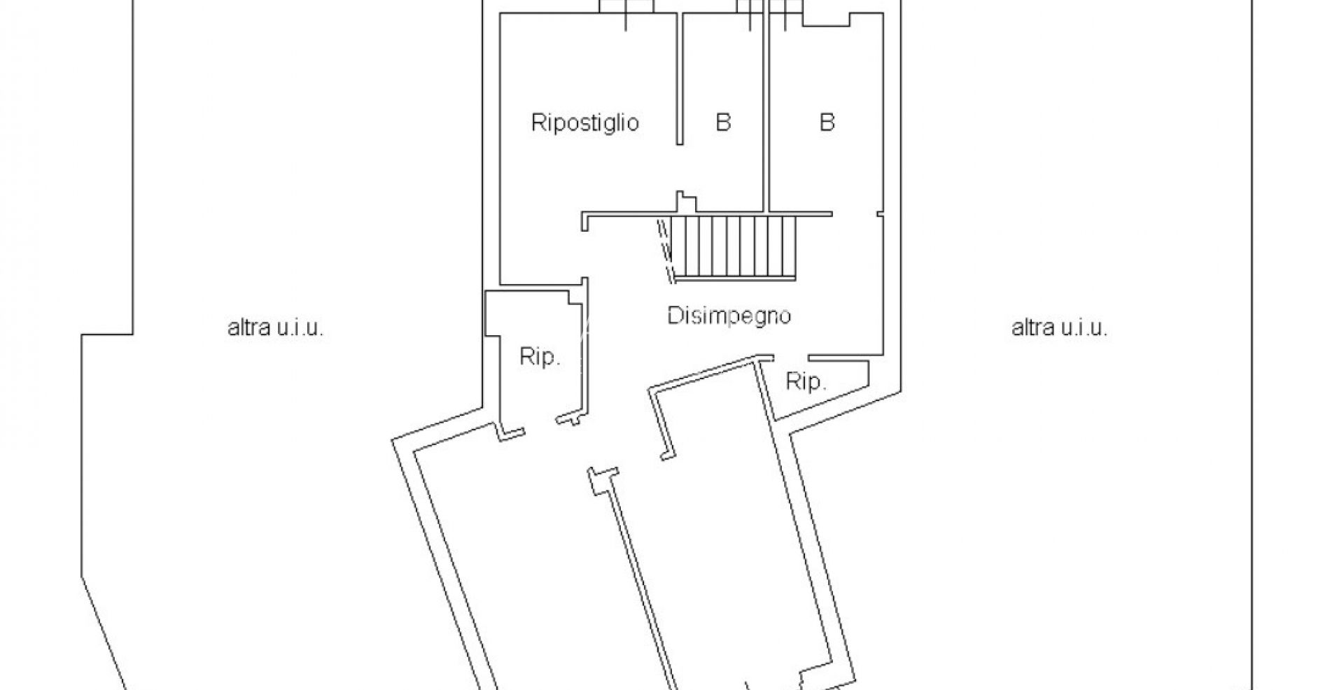 Appartamento di 180 mq. disposto su 2 livelli con grande giardino e piacevole vista sul verde